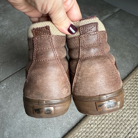Vans Brown High-Top Men's Shoes - Picture 4 of 9